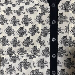 Anthropologie Playful Owl Blouse